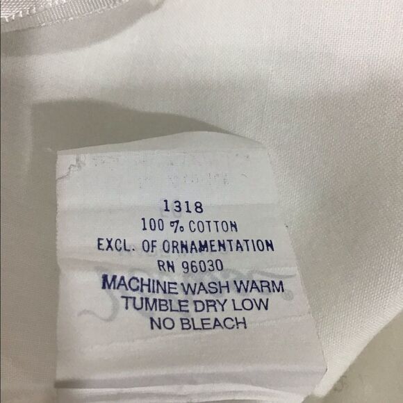 Velrose Vintage Dress Slip White Prairie Style Slip Dress Lingerie USA Made - Picture 8 of 8